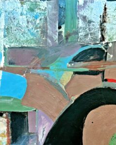 Tony Evans Art Work. #37 Diversion. 2025. Metal. 48 x 48.