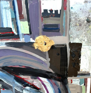Tony Evans Art. #35 Circuit. 2025. Metal. 36 x 36. Sold. $1300